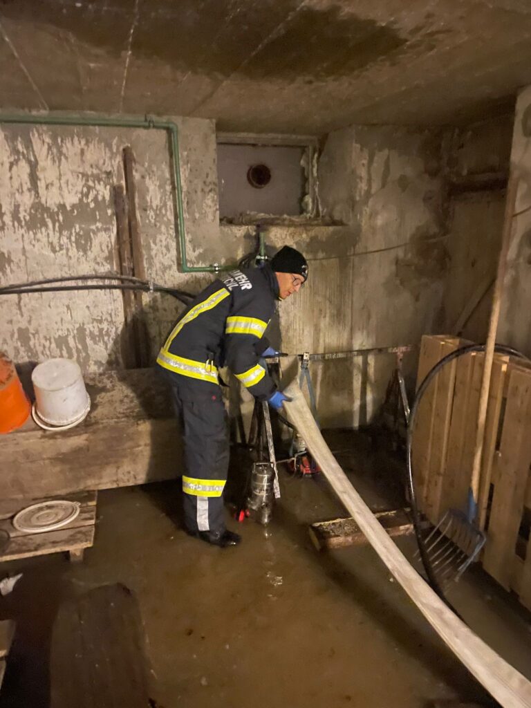 Einsatz Keller überflutet