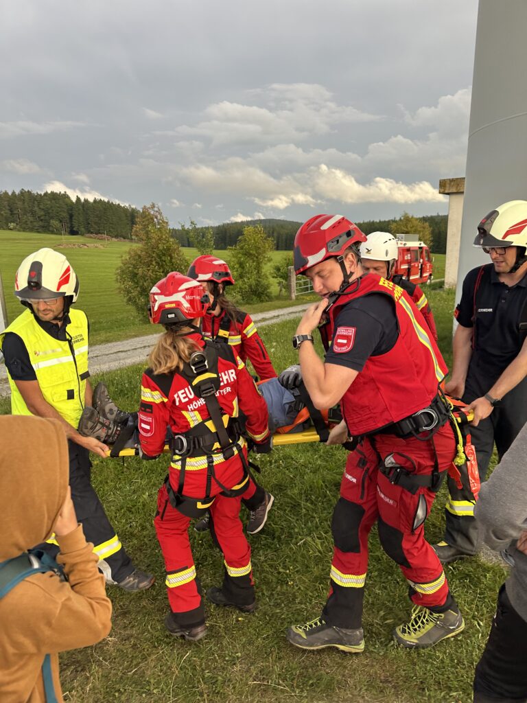 Übung Höhenretter
